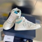 Replica Dior Shoes | Dior B27 Sneaker Mid High In Oblique Blue | Color: White