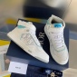 Replica Dior Shoes | Dior B27 Sneaker Mid High In Oblique Blue | Color: White