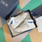 Replica Dior Shoes | Dior B27 Sneaker Mid High In Oblique Blue | Color: White