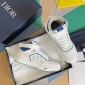 Replica Dior Shoes | Dior B27 Sneaker Mid High In Oblique Blue | Color: White