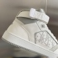 Replica B27 leather trainers Dior White