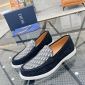 Replica Dior Drummed Leather Slip-on Loafer