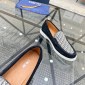 Replica Dior Drummed Leather Slip-on Loafer