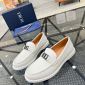 Replica Dior Drummed Leather Slip-on Loafer