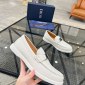 Replica Dior Drummed Leather Slip-on Loafer