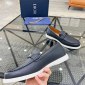 Replica Dior Drummed Leather Slip-on Loafer