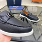 Replica Dior Drummed Leather Slip-on Loafer