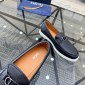 Replica Dior Drummed Leather Slip-on Loafer