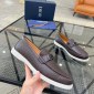 Replica Dior Drummed Leather Slip-on Loafer