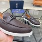 Replica Dior Drummed Leather Slip-on Loafer