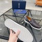 Replica Dior Drummed Leather Slip-on Loafer