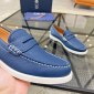 Replica Dior Drummed Leather Slip-on Loafer