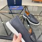 Replica Dior Drummed Leather Slip-on Loafer