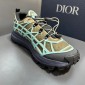 Replica DIOR - B31 Runner Sneaker Black Technical Mesh And Anthracite Gray Rubber With Warped Cannage Motif