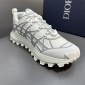 Replica DIOR - B31 Runner Sneaker White Technical Mesh And Gray Rubber With Warped Cannage Motif