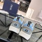 Replica DIOR - B22 Sneaker White And Blue Technical Mesh And Gray Calfskin