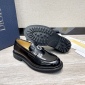 Replica Dior Loafers Lace Up Monogram Oblique