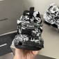 Replica Balenciaga Track Graffiti Sneaker in Black/White