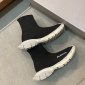 Replica Balenciaga Black Knit Fabric Speed Trainer Sneakers