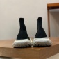 Replica Balenciaga Black Knit Fabric Speed Trainer Sneakers