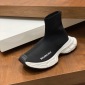 Replica Balenciaga Black Knit Fabric Speed Trainer Sneaker