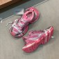 Replica Pink Balenciaga 3XL PU Polyester Lace-up