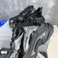 Replica Balenciaga - Triple S patent-finish sneakers