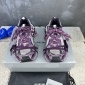 Replica Balenciaga 3xl Lace-up Sneakers in Purple