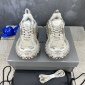 Replica Balenciaga Men's Bouncer Sneakers Worn-Out - Beige