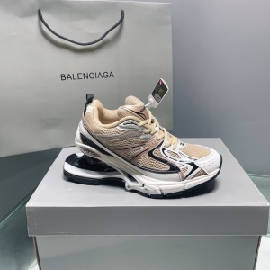 Balenciaga - Runner Mesh And Faux Leather Trainers 