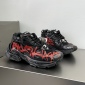 Replica Balenciaga Runner Graffiti Sneaker - Black -