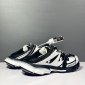 Replica Balenciaga Track Mule 'White Black'