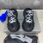 Replica Balenciaga men's Track Mule Sneakers Fabric and Rubber Black