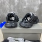 Replica Balenciaga men's Track Mule Sneakers Fabric and Rubber Black