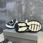 Replica black balenciaga track with white laces