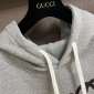 Replica Gucci Kawaii Printed Cotton Hoodie in Grey - Gucci