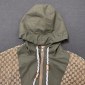 Replica GUCCI GG Cotton Canvas Zip Jacket