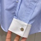 Replica Gucci Ticking Stripe Shirt With Contrast Collar