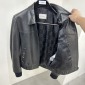 Replica Zara Mens Rare Genuine Buffalo Leather Jacket Size Small New