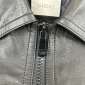 Replica Zara Mens Rare Genuine Buffalo Leather Jacket Size Small New