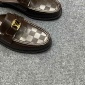 Replica Leather flats Louis Vuitton Brown