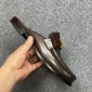 Replica Leather flats Louis Vuitton Brown