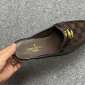 Replica Leather flats Louis Vuitton Brown