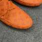 Replica Louis Vuitton - Orange Monogram Leather Driving Loafers