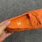 Replica Louis Vuitton - Orange Monogram Leather Driving Loafers