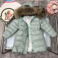 Replica MONCLER Jacket Kids color Green