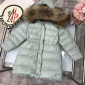 Replica MONCLER Jacket Kids color Green