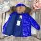 Replica Children's Winter Down Jacket Real Fur Collar Toddler Clothing Kids Warm Outerwear Coat
