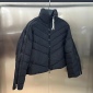 Replica 2023 winter women's jackets satin 3D printing warm casual women short down jackets