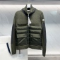 Replica MONCLER padded ribbed-knit jacket